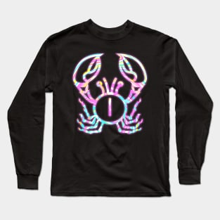 PSYCHDELIC CRAB Long Sleeve T-Shirt